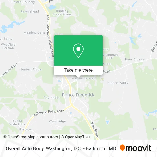 Overall Auto Body map