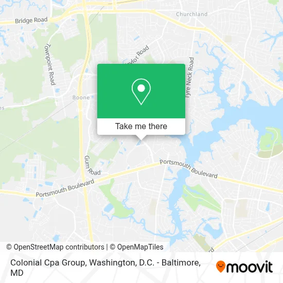 Colonial Cpa Group map