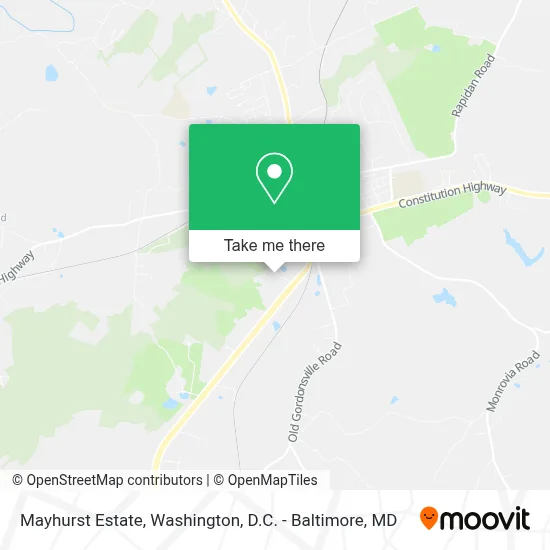 Mayhurst Estate map