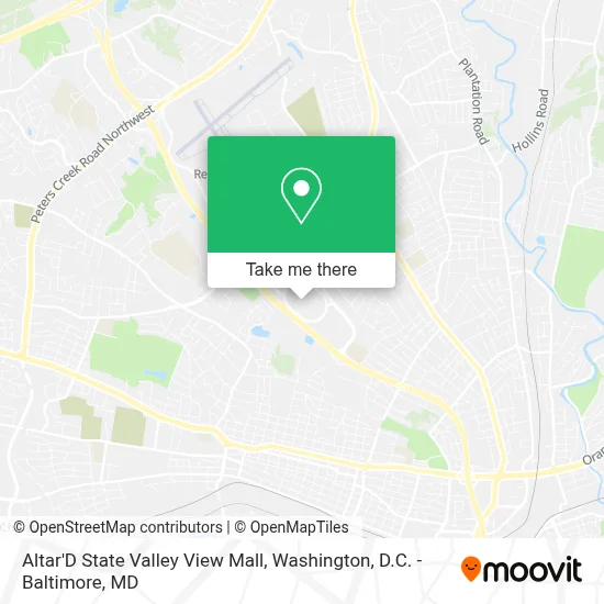 Altar'D State Valley View Mall map