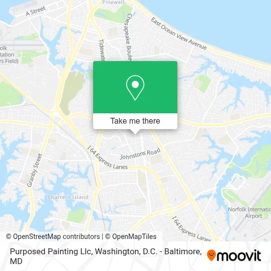 Purposed Painting Llc map