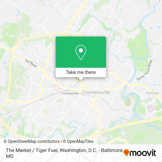 The Market / Tiger Fuel map