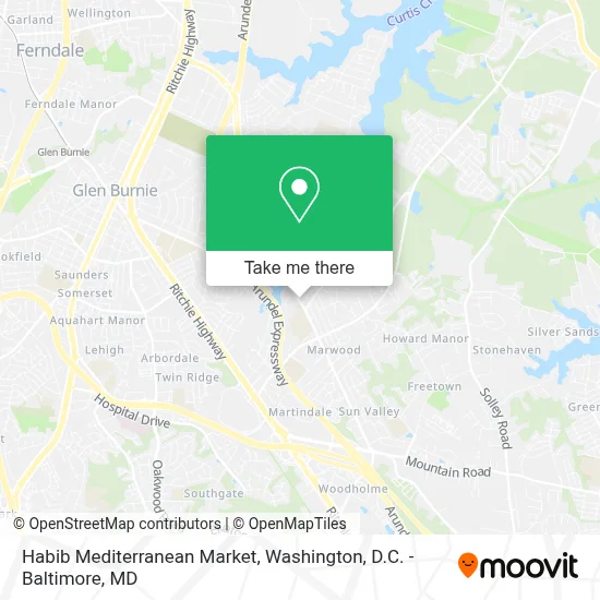 Habib Mediterranean Market map
