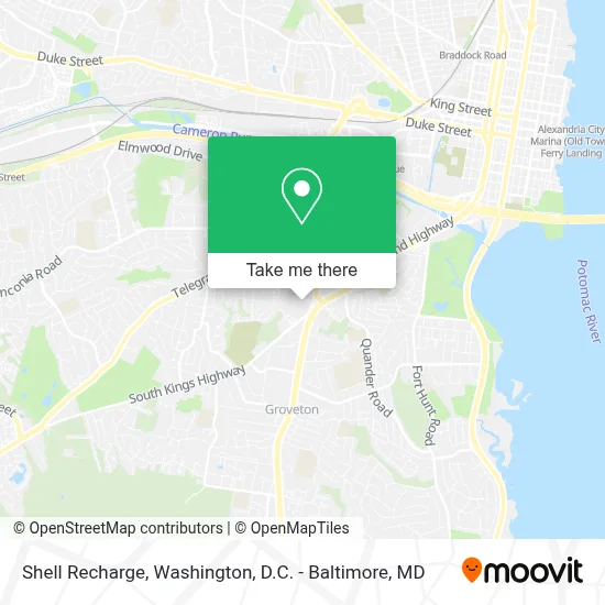 Shell Recharge map