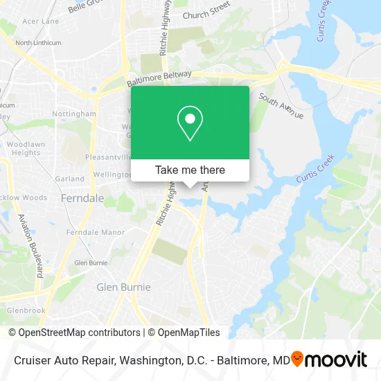 Cruiser Auto Repair map