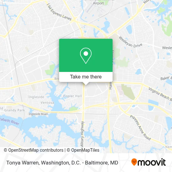 Tonya Warren map