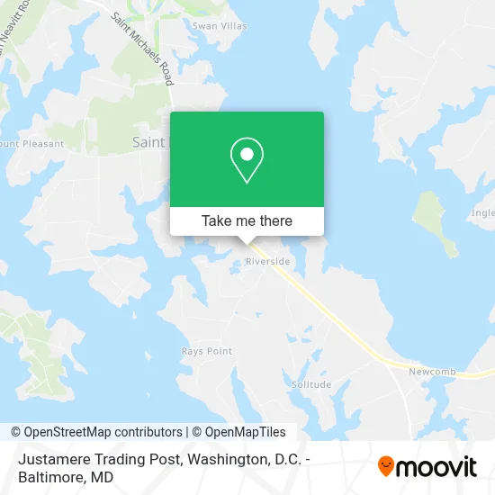 Justamere Trading Post map