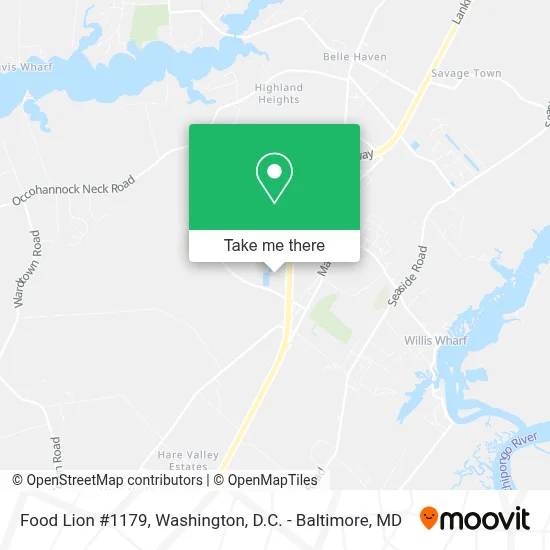 Food Lion #1179 map