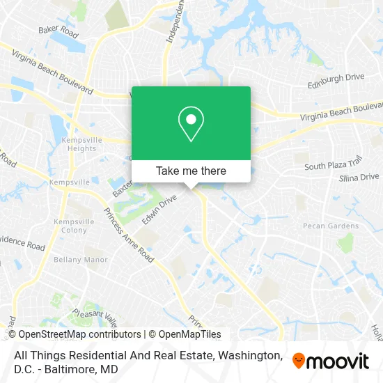 All Things Residential And Real Estate map