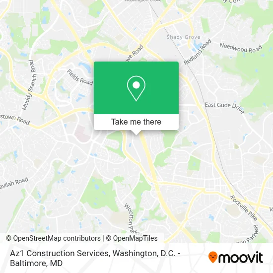 Az1 Construction Services map