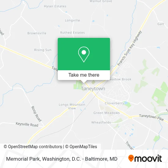 Memorial Park map
