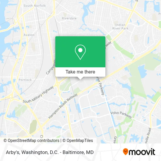 Arby's map