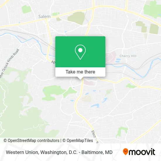 Western Union map