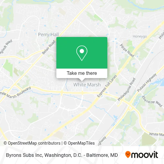 Byrons Subs Inc map