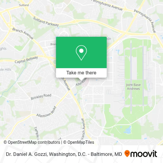 Dr. Daniel A. Gozzi map