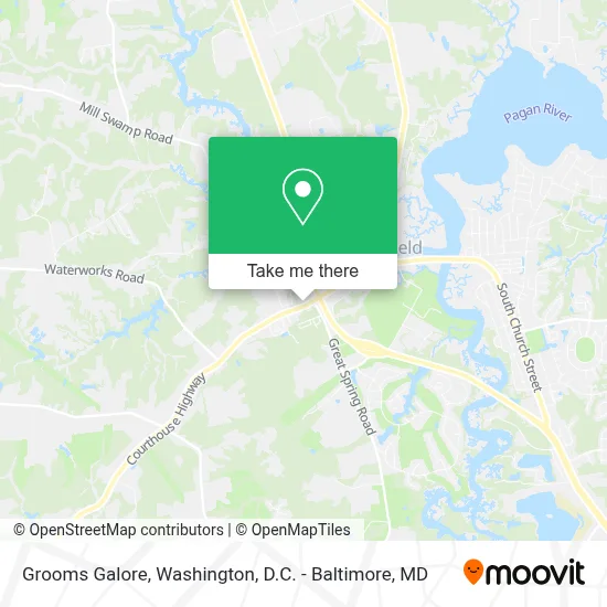 Grooms Galore map