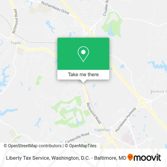 Liberty Tax Service map