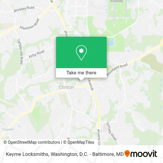 Keyme Locksmiths map