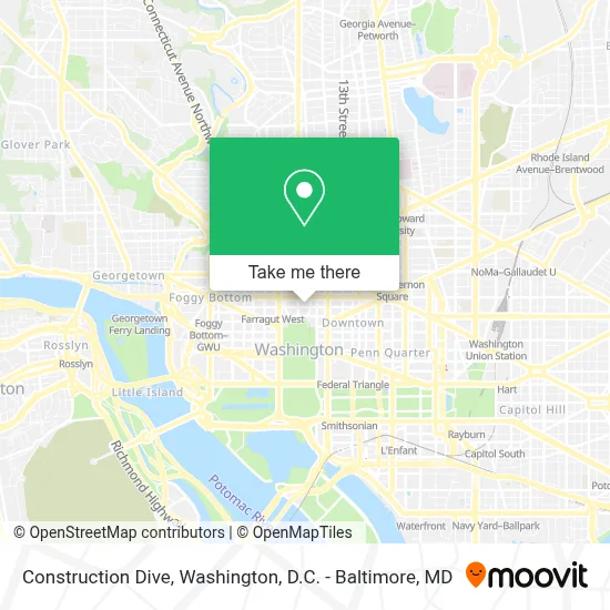 Construction Dive map