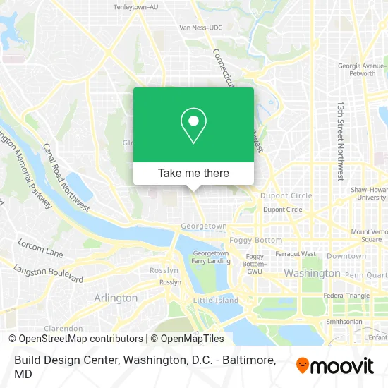 Build Design Center map