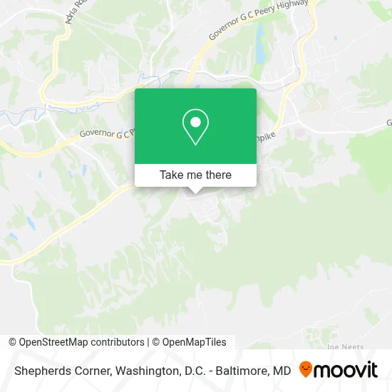 Shepherds Corner map