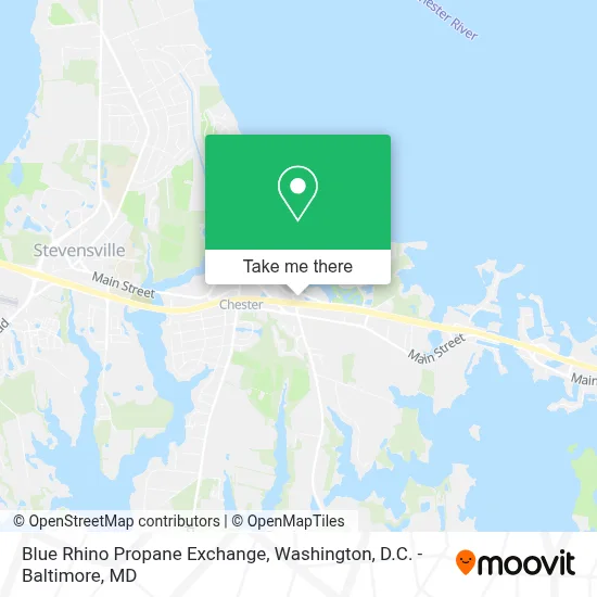 Blue Rhino Propane Exchange map