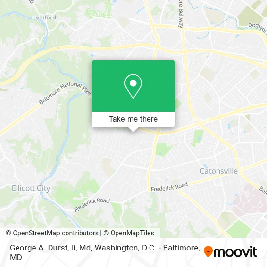 George A. Durst, Ii, Md map