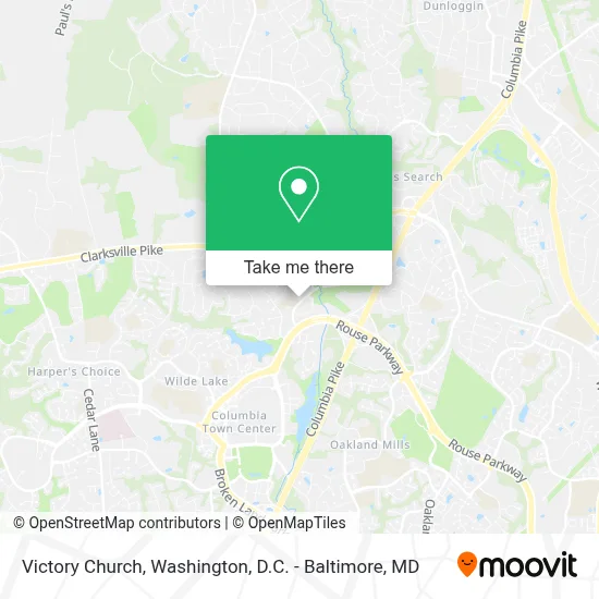 Victory Church map