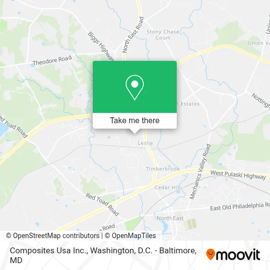 Composites Usa Inc. map