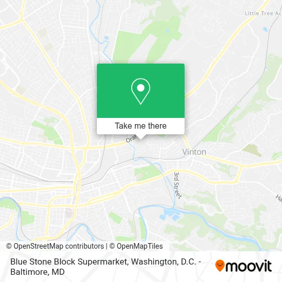 Blue Stone Block Supermarket map
