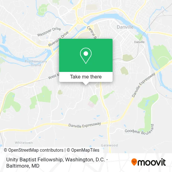 Unity Baptist Fellowship map