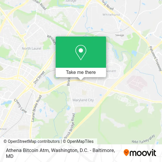 Athena Bitcoin Atm map