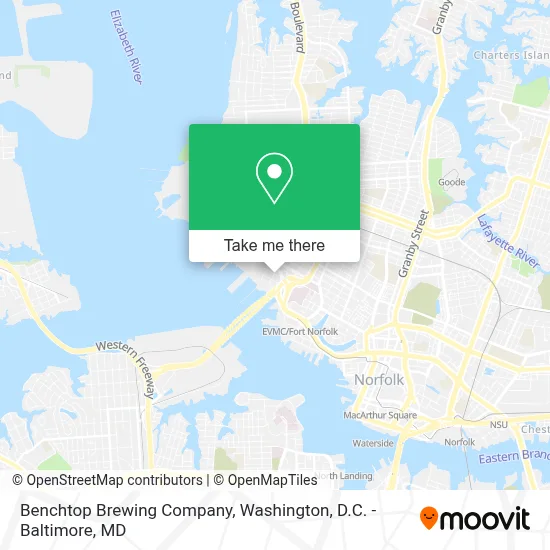 Benchtop Brewing Company map