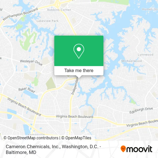 Cameron Chemicals, Inc. map