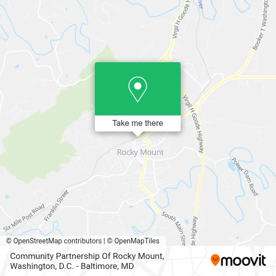 Community Partnership Of Rocky Mount map
