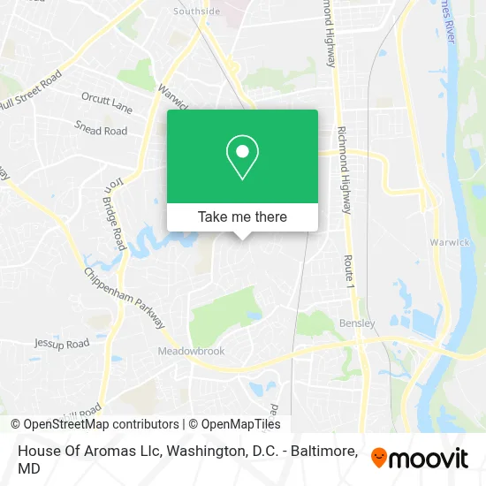 House Of Aromas Llc map