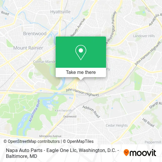 Napa Auto Parts - Eagle One Llc map
