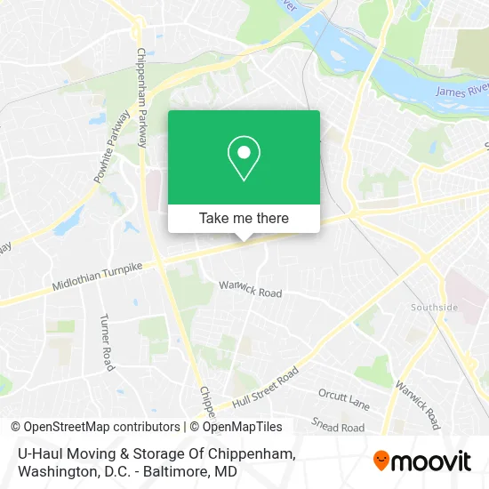 U-Haul Moving & Storage Of Chippenham map