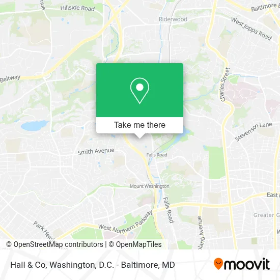 Hall & Co map