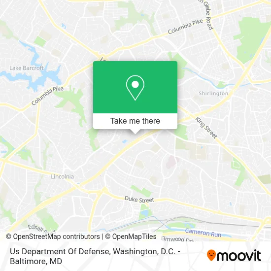 Us Department Of Defense map