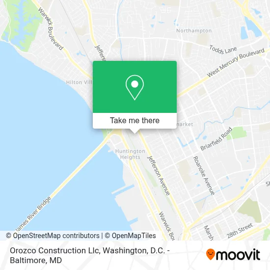 Orozco Construction Llc map