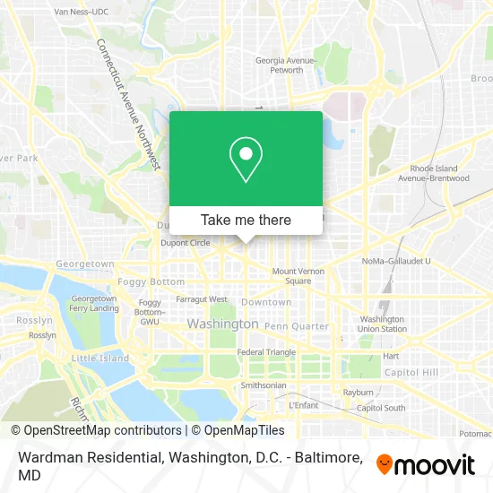 Wardman Residential map