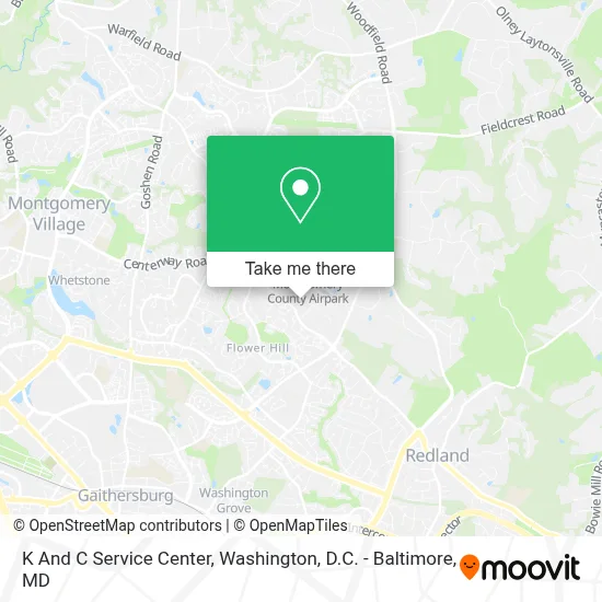 K And C Service Center map