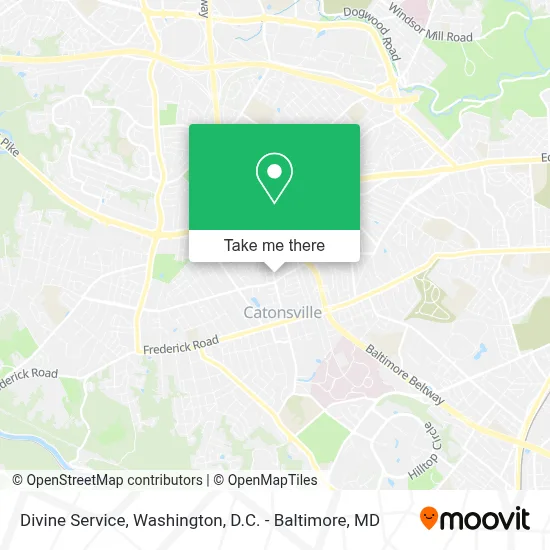 Divine Service map
