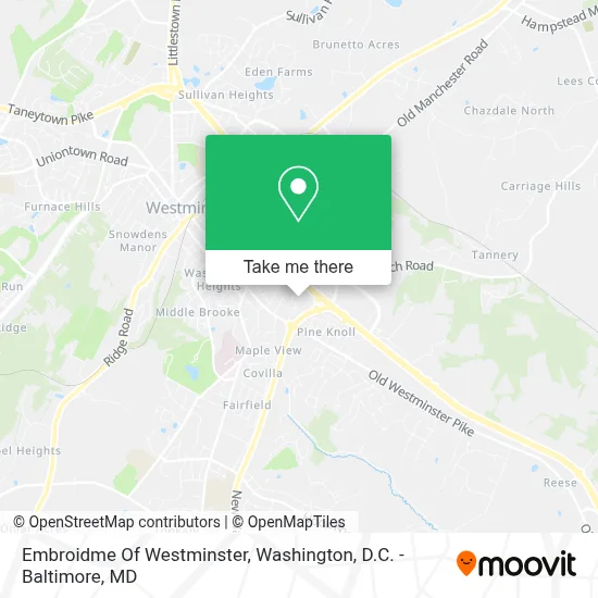Embroidme Of Westminster map