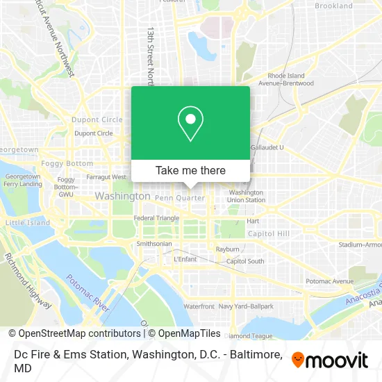 Dc Fire & Ems Station map