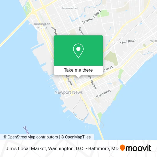 Jim's Local Market map