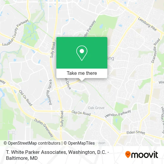 T. White Parker Associates map