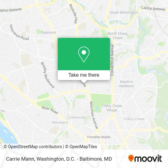 Carrie Mann map