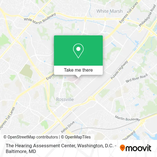 The Hearing Assessment Center map